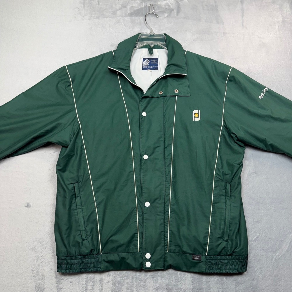 ProQuip Golf Rain Jacket Mens XL Green Gore-Tex Waterproof Made in England FJ - Picture 2 of 16